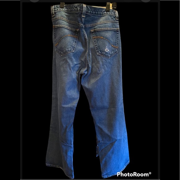 DKNY DENIM BLUE JEANS 2000s DKNY UNISEX DISTRESSED DENIM BLUE JEANS ⭐️⭐️⭐️⭐️⭐️ - Picture 12 of 13